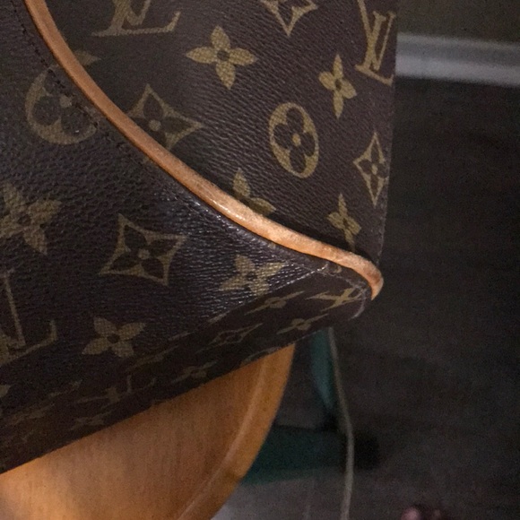 Ellipse Pm Monogram Bowling Brown Leather Tote - Picture 3 of 3